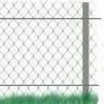 Забор из сетки, металлопрофиля,  металлического штакетника