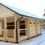 Сруб Дома, Бани из бруса доставка и установка в Столбцы