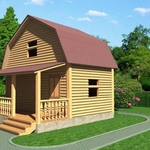 Сруб дома Витольд из бруса недорого продаю
