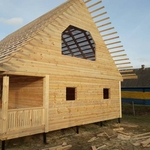 Дома из бруса Артем 9×9 с установкой за 10 дней