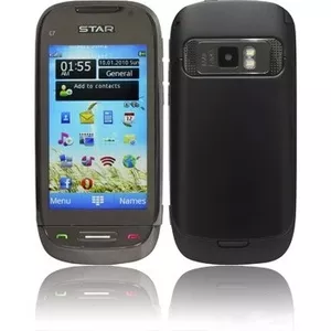 Nokia C7 2 simсим Wi-fi,  FM,  TV,  WAP,  MP3. Новинкa + ПОДАРОК ЧЕХОЛ!