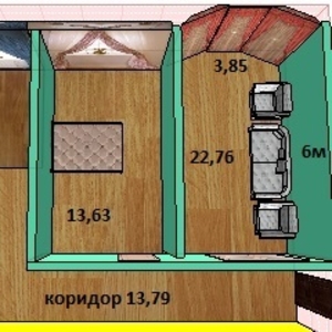 2 комнатная квартира сталинка в центре Минска