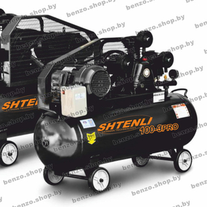 Компрессор Shtenli 100-3 pro HV (380 В. 100 л. 2, 2 кВт. 3 цилиндра)