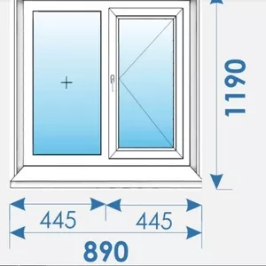 Окна и Двери пвх новые дешево  в Минске