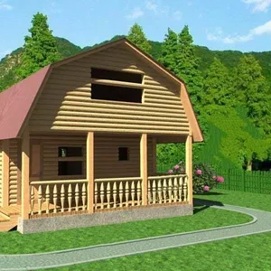 Сруб Бани глория новый