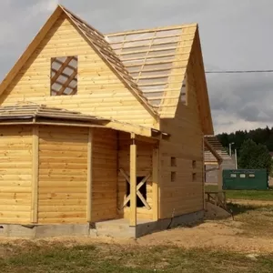 Сруб Дома из бруса Настя 6×8 доставка/установка