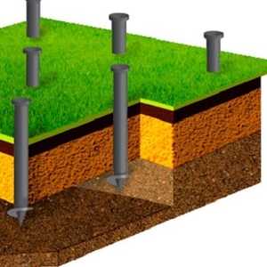 Фундамент на винтовых сваях установка под ключ Крупки и рн