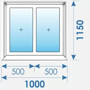 Новые Окна Пвх распродажа дешево профиль Rehau-10*