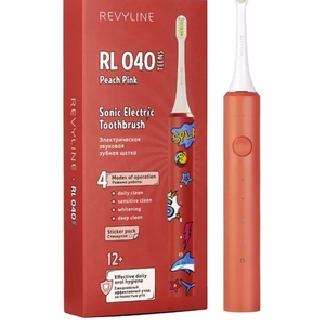 Звуковая щетка Revyline RL 040,  персиково-розовая