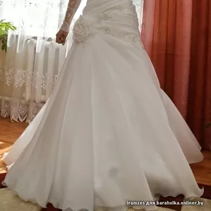 Свадебное платье, белое,  размер 44-46 ТОЛЬКО ПРОКАТ