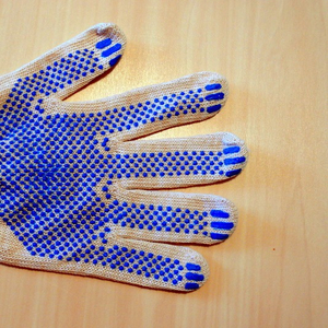 Рабочие перчатки с ПВХ