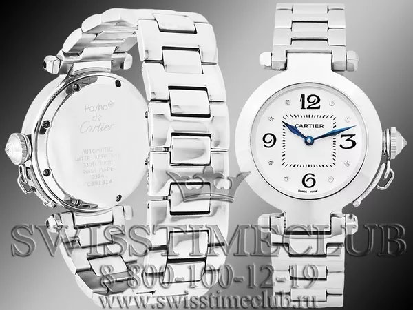 Часы наручные женские Cartier Pasha de Cartier 0422 Новые Гарантия