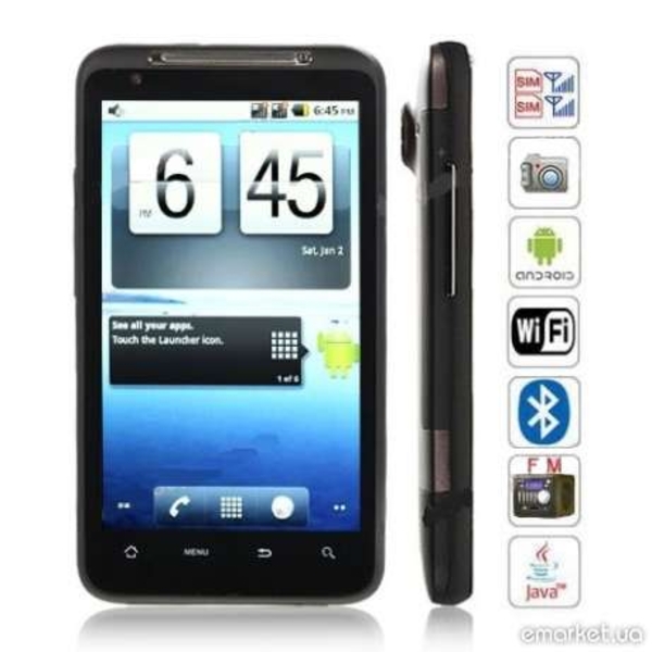 HTC Desire HD (A9191) - КПК на 1 сим карты на Android 2.2 ID500 (A8)