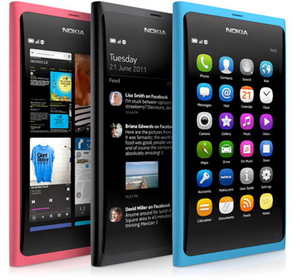 Nokia N9 2 sim карты,  ТВ,  FM приемник,  Wi-Fi,  Java,  Opera, НОВИНКА 2011 2