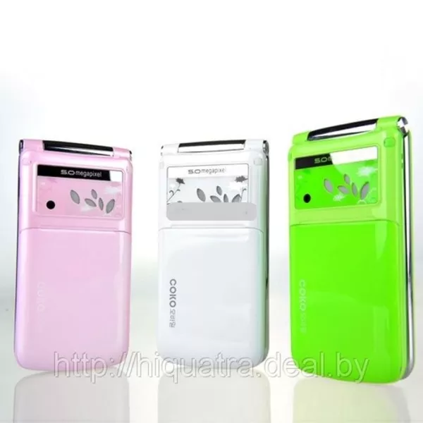 Vertu W95 (копия), расскладушка, 2сим(2sim), розовый 3