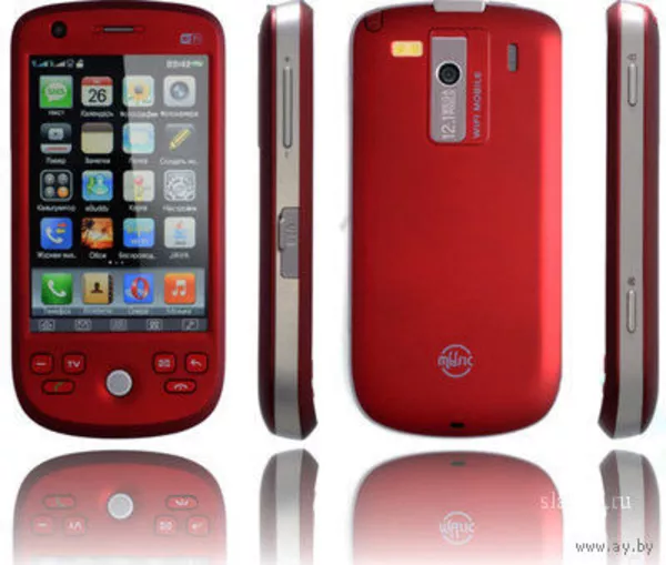 HTC W007 2 сим/sim,  Wi-Fi,  Opera,  TV,  сенсорный.