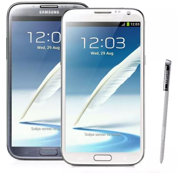 Samsung Galaxy Note 2 2 SIM dual core 1.0GHz MTK6577 (ARM v7)RAM 512MB 2