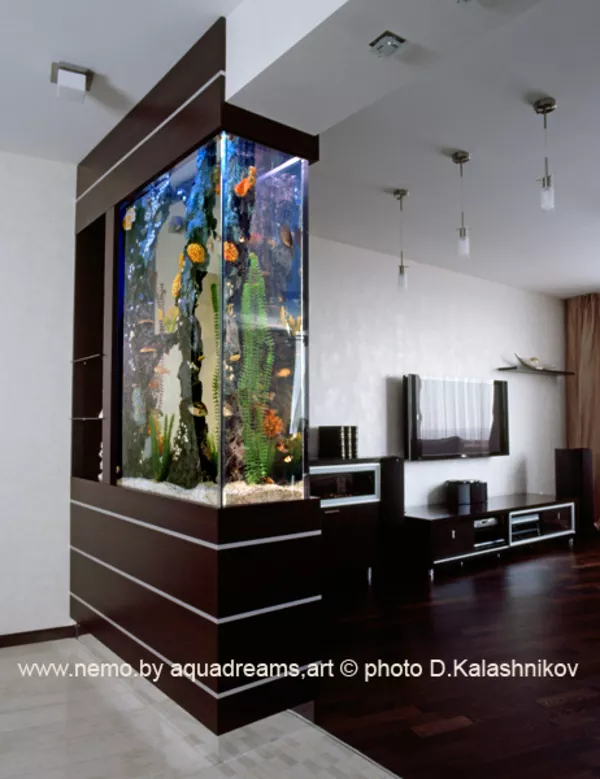 Аквариумы и водопады для вашего интерьера 2
