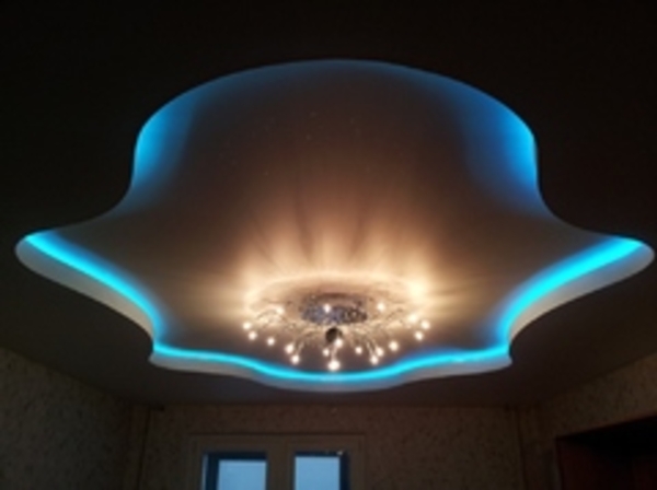 Светодиодная подсветка потолка.