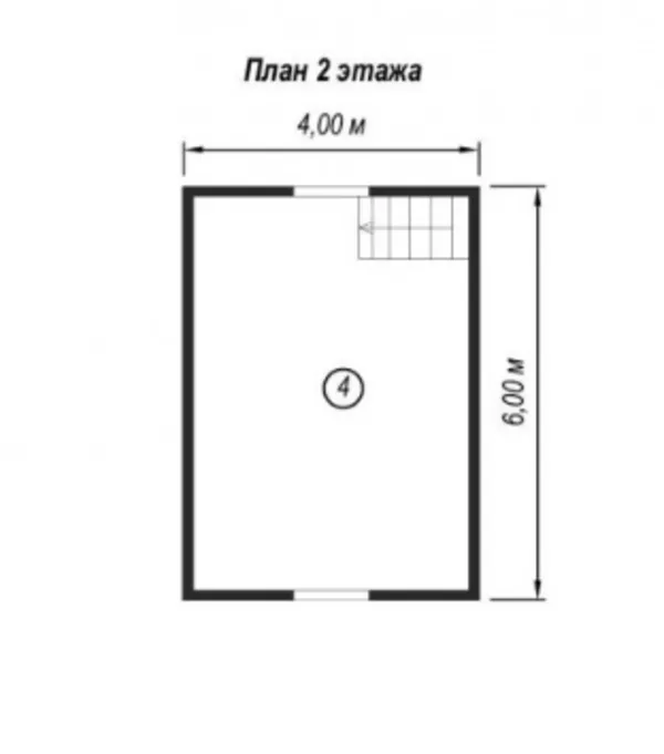 Садовый Дом из бруса Феникс 6х6, с террасой 12 м2 4