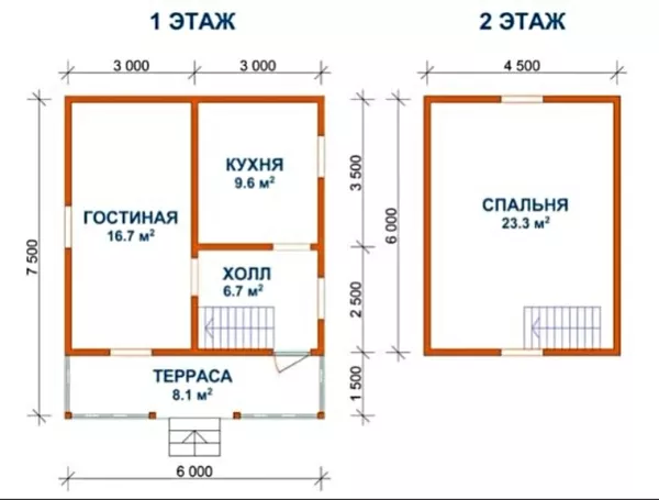 Садовый Домик сруб из бруса. Рассрочка 6 месяцев 2