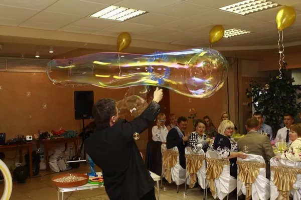 Шоу мыльных пузырей Минск SUPERSHOW,  удивить гостей на свадьбе! 3