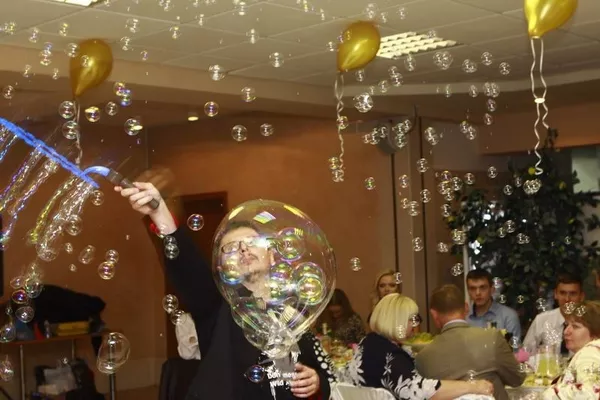 Шоу мыльных пузырей Минск SUPERSHOW,  удивить гостей на свадьбе! 8