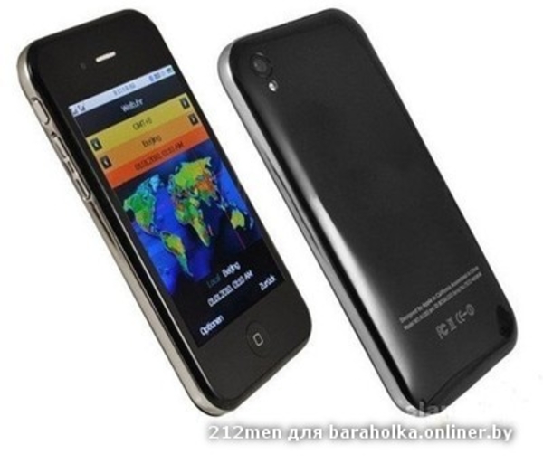 Купить Iphone 5G  W66 2 Sim,  черн бел кр ТВ,  Wifi JAVA .Доставка.Минск. 3