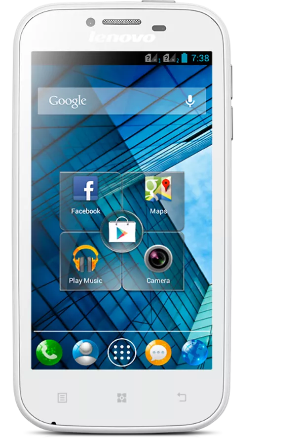  Телефон Lenovo A706 белый