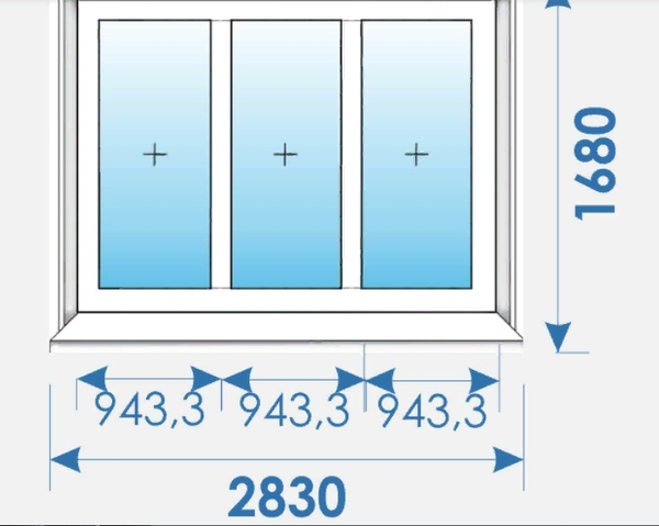 Распродажа Пвх Дверь балконная ОК- 39 2