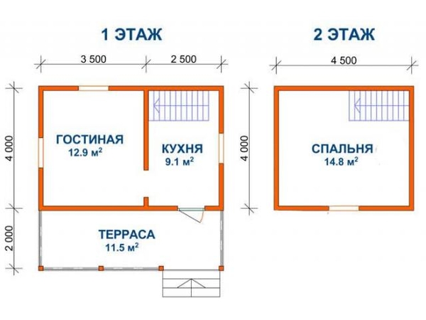 Сруб дома Витольд.Доставка и установка. 2