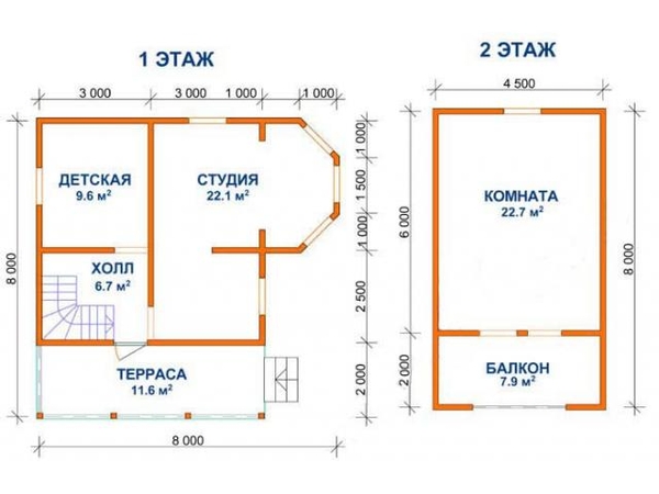 Сруб Дома егор из бруса новый доставка и установка по РБ 2