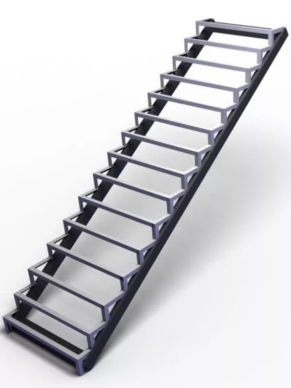 Металлические каркасы для лестниц 3