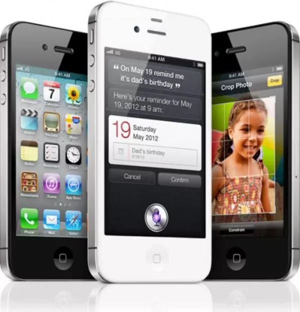 Apple iPhone 4S 16Gb чёрный,  белый цвета 
