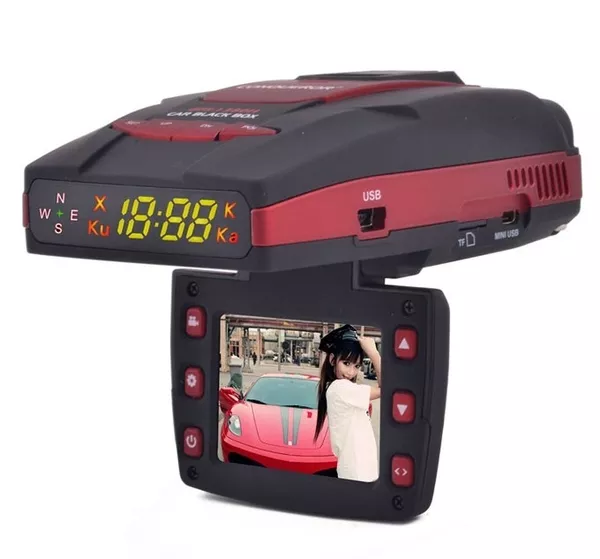 Супер видеорегистраторы Conqueror с функцией антирадара и GPS навигатора 2