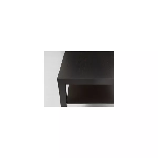 Журнальный стол IKEA ЛАКК чёрно-коричневый 3