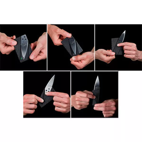 Нож-кредитка с металлическим лезвием 3