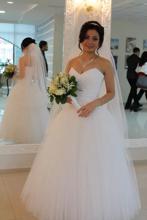 Платье свадебное в идеальном состоянии,  1 раз б/у 5