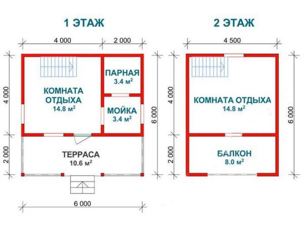 Сруб Бани 6х6м доставка, установка в Смолевичи 2