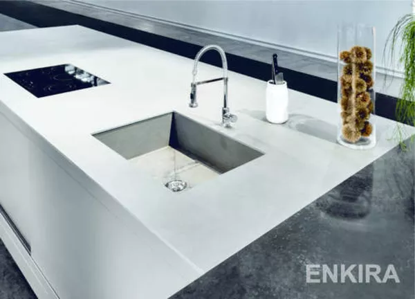 Керамические столешницы и мебель в ванные комнаты Enkira 4