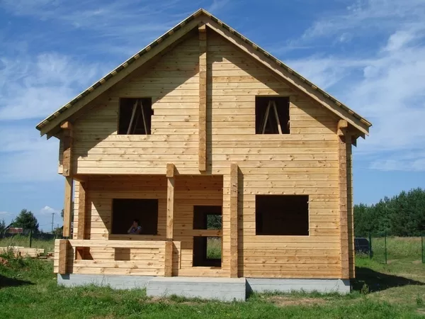 Сруб Дома, Бани из бруса доставка и установка в Столбцы 3