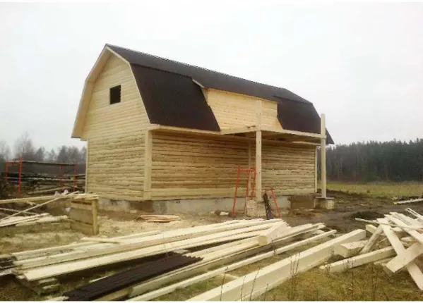 Сруб Дома, Бани из бруса доставка и установка в Столбцы 5