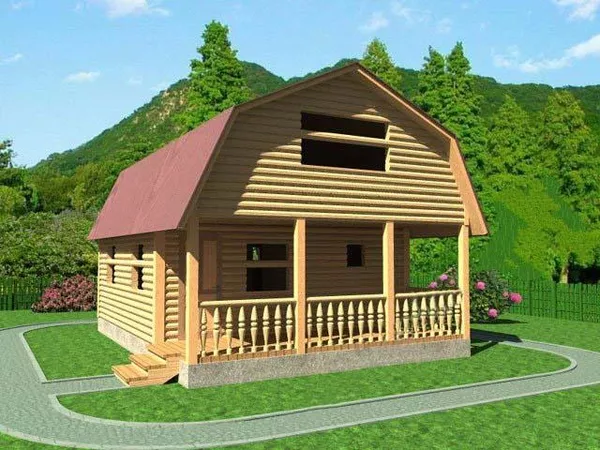 Сруб Бани глория новый