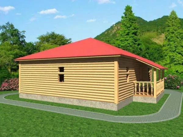 Баня Сруб из бруса недорого продаю с установкой в Узде 2