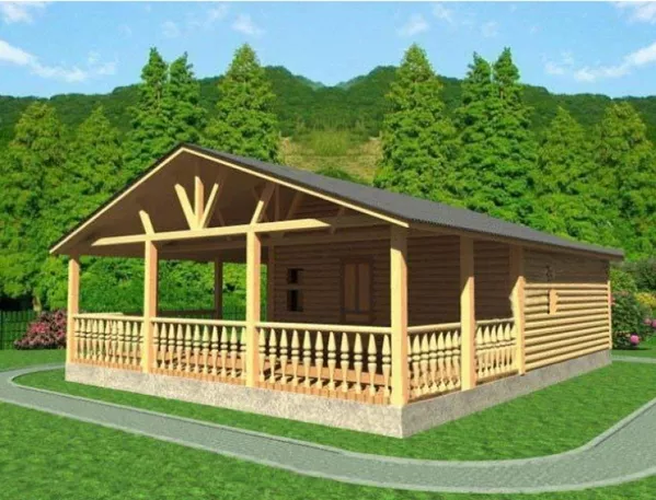 Баня Сруб из бруса недорого продаю с установкой в Червене