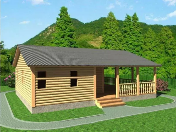 Баня Сруб из бруса недорого продаю с установкой в Червене 2