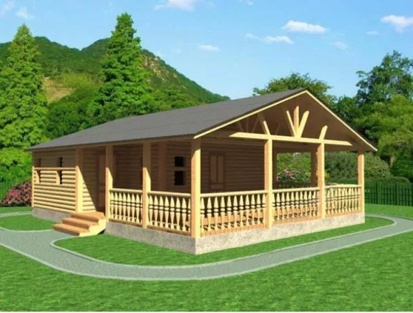 Баня Сруб из бруса недорого продаю с установкой в Червене 5