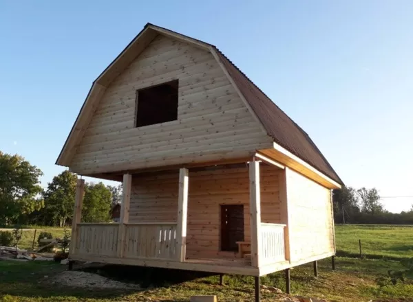 Баня-Дом из Бруса Сруб 6х6м продажа с установкой в Минске и районе 3