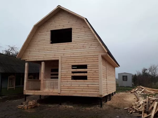 Дома из бруса Эмил 6×8 с установкой от 10 дней 3