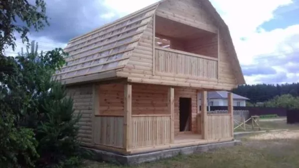 Дачный недорогой Домик из бруса доставка-установка